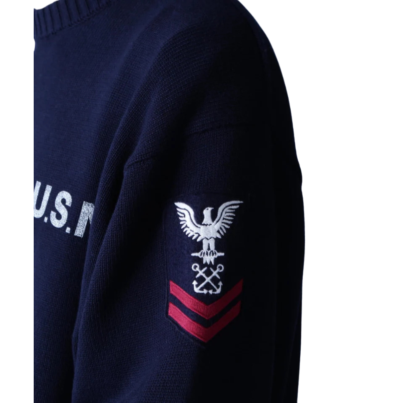 AVIREX NAVAL CREWNECK KNIT "NAVY"  7833932006-120