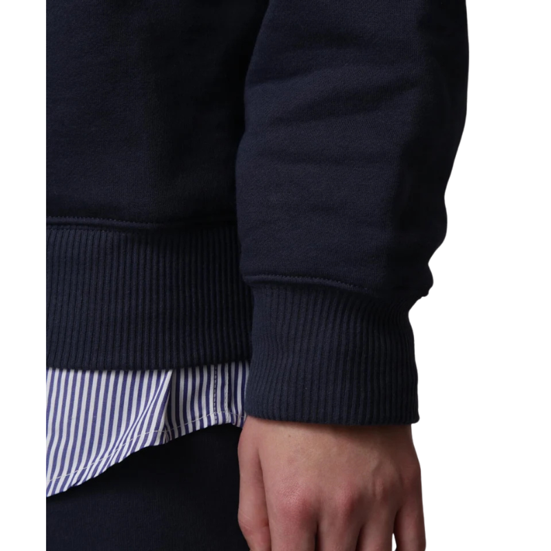 AVIREX DAILY CREW NECK L/S SWEAT LOGO  "NAVY" 7833932003-120