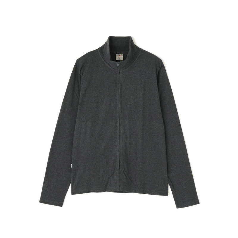 AVIREX DAILY STAND ZIP RIB JACKET  "CHARCOAL" 7834930022-410