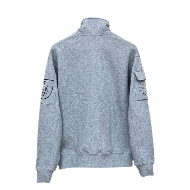 AVIREX FATIGUE STAND ZIPUP SWEAT "OXFORD"  7834930001-382
