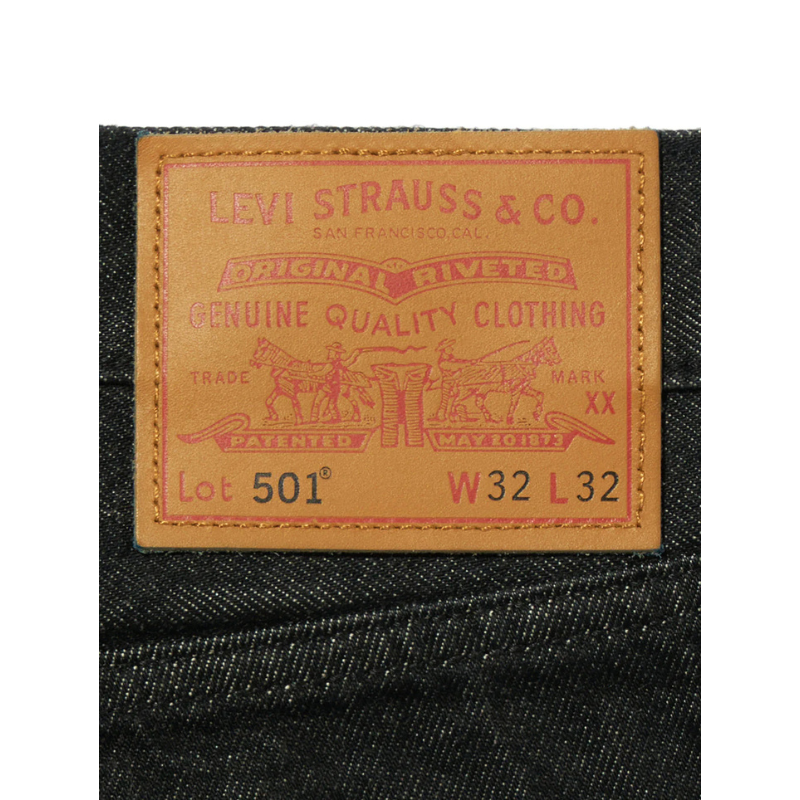 Levi’s 501 ORIGINAL JEANS "BLACK" 00501-3654