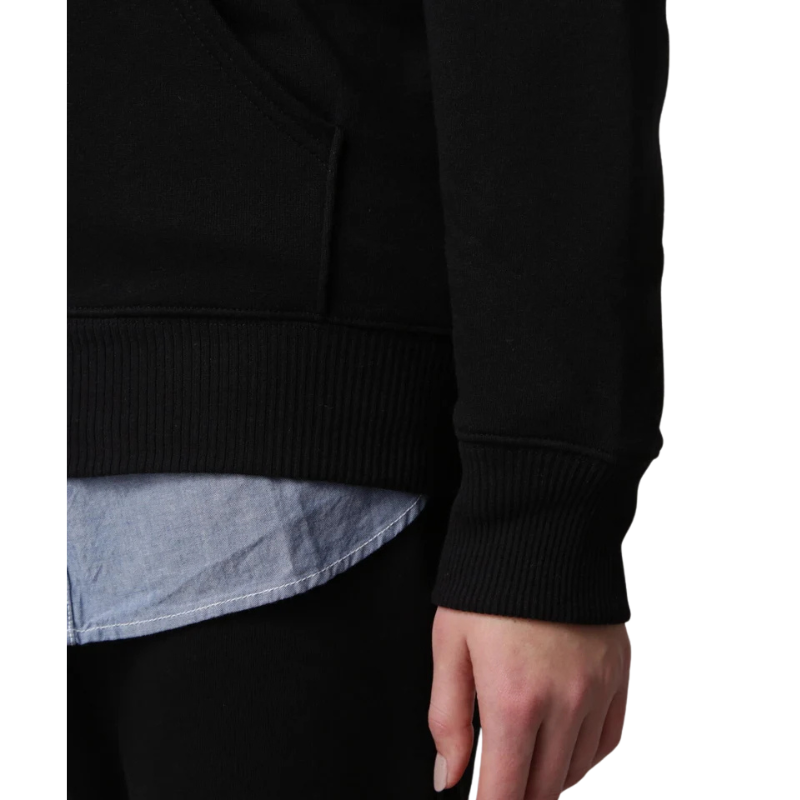 AVIREX DAILY ZIP UP SWEAT PARKA LOGO  "BLACK"7833931007-010