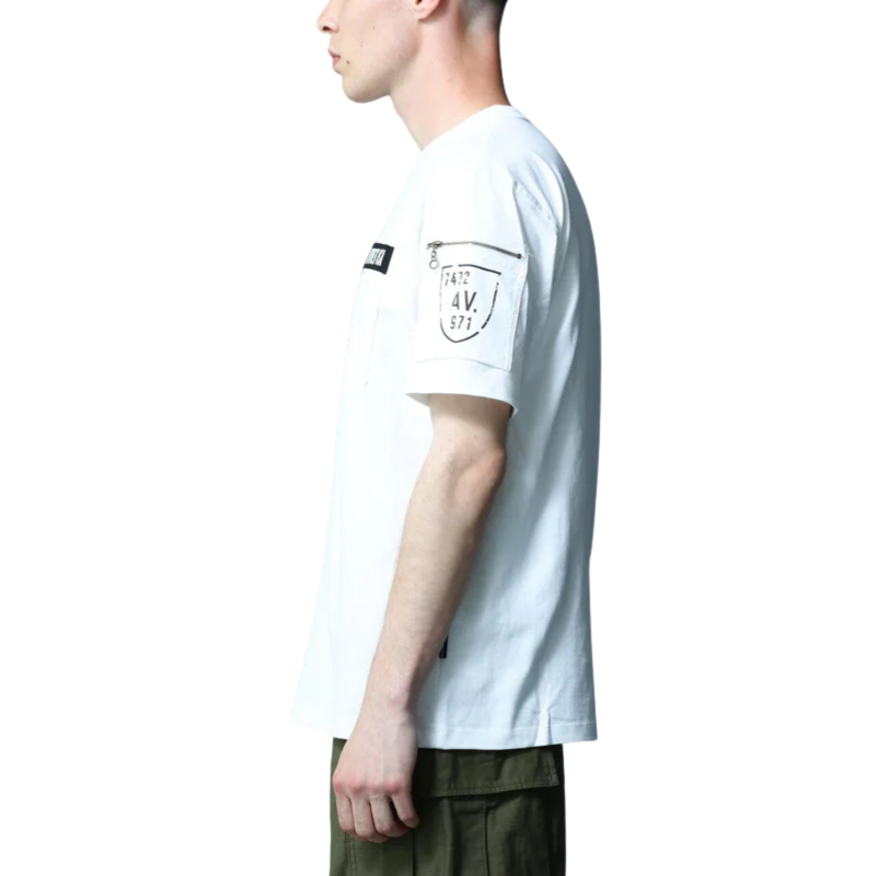 AVIREX FATIGUE S/S T-SHIRT "WHITE"  7835934010-030