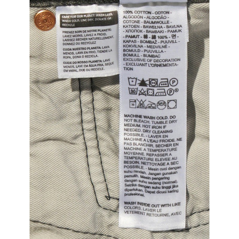 Levi’s 501 ORIGINAL JEANS "BLACK" 00501-3783
