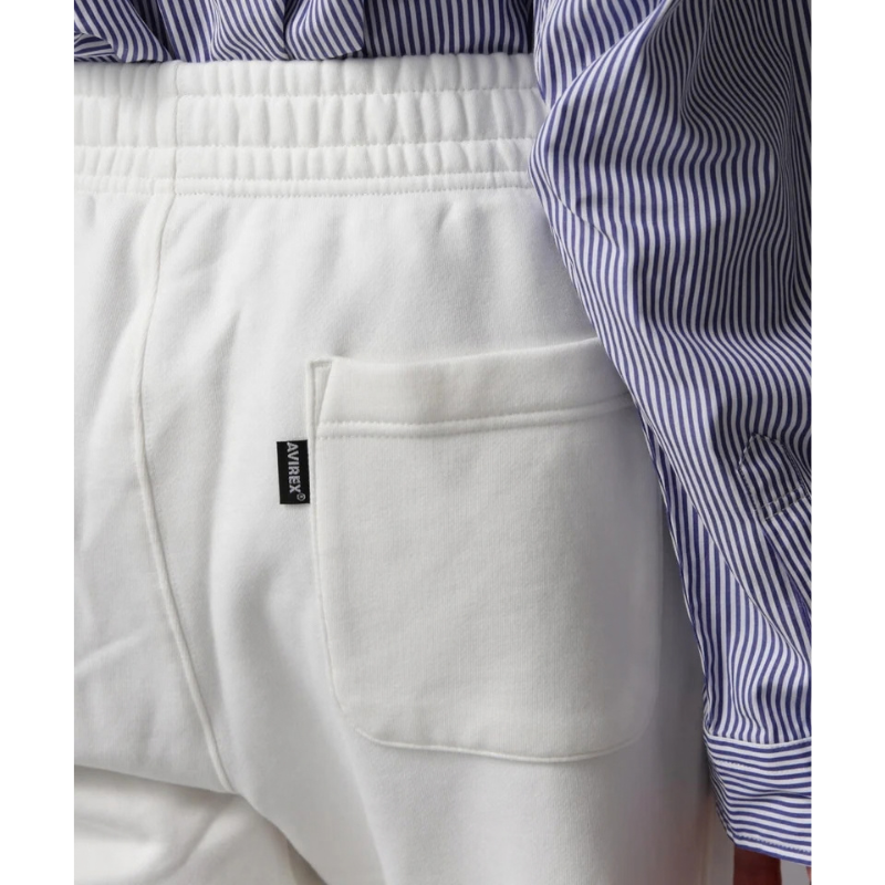 AVIREX DAILY SWEAT PANTS "OFF WHITE" 7833910012-033
