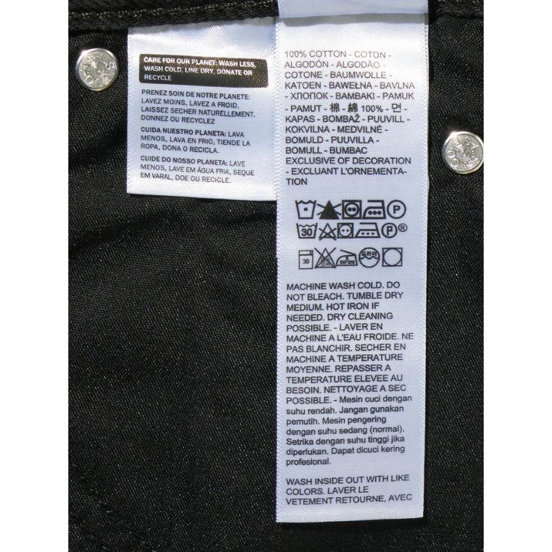 Levi’s CINCH BAGGY JEANS "BLACK" 001UP-0003