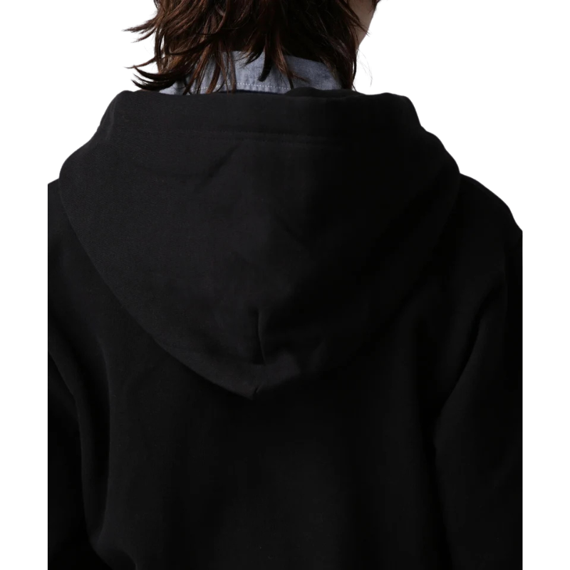 AVIREX DAILY ZIP UP SWEAT PARKA LOGO  "BLACK"7833931007-010