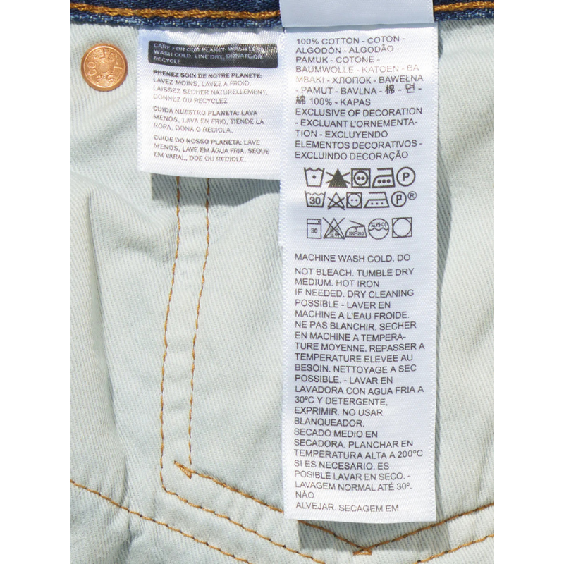 Levi’s 555 RELAXED STRAIGHT JEANS "MEDIUM INDIGO" 000LO-0001