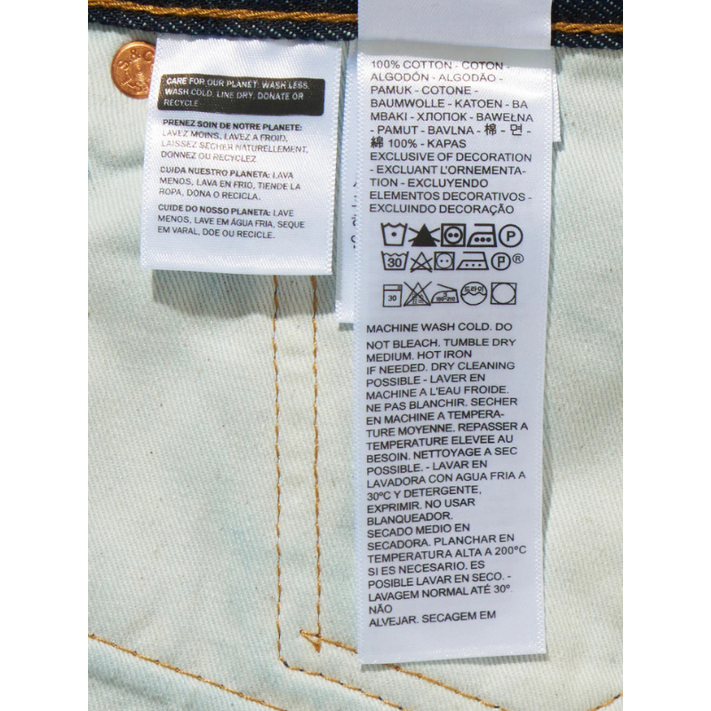 Levi’s 555 RELAXED STRAIGHT JEANS "DARK INDIGO" 000LO-0000