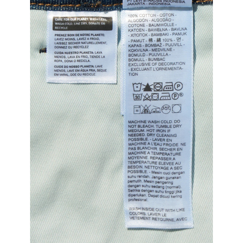 Levi’s BAGGY BARREL JEANS "MEDIUM INDIGO" 0057O-0001