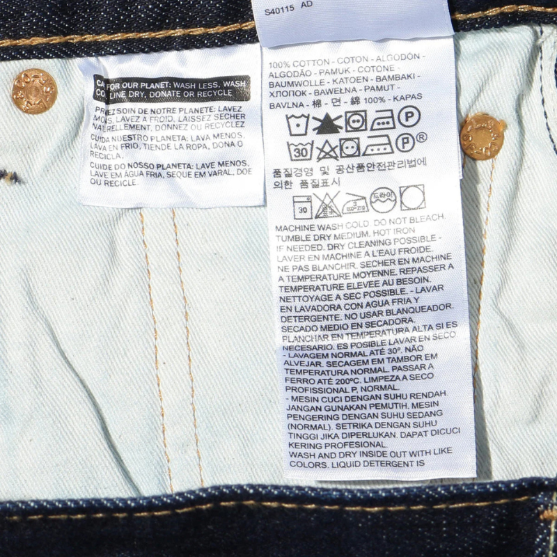 Levi’s 501 ORIGINAL JEANS "DARK INDIGO" 00501-1484