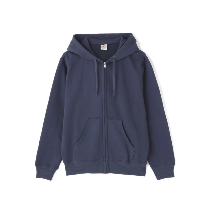 AVIREX DAILY ZIP UP SWEAT PARKA "NAVY" 7833931005-120