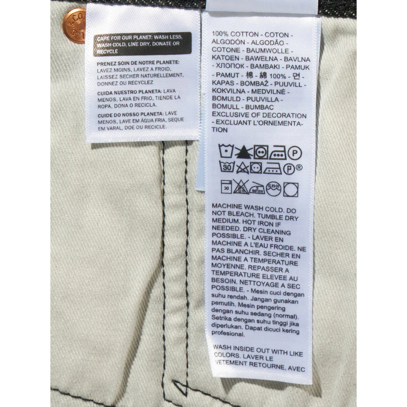 Levi’s 501 ORIGINAL JEANS "BLACK" 00501-3654