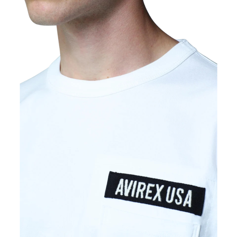 AVIREX FATIGUE S/S T-SHIRT "WHITE"  7835934010-030
