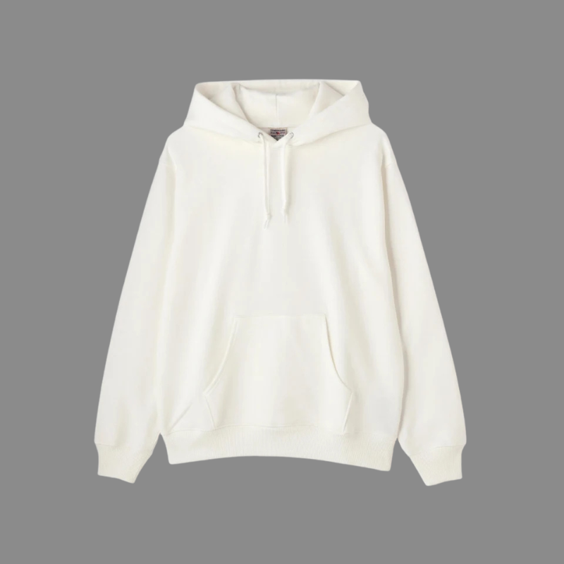 AVIREX DAILY PULLOVER SWEAT PARKA "OFF WHITE" 7833931004-033