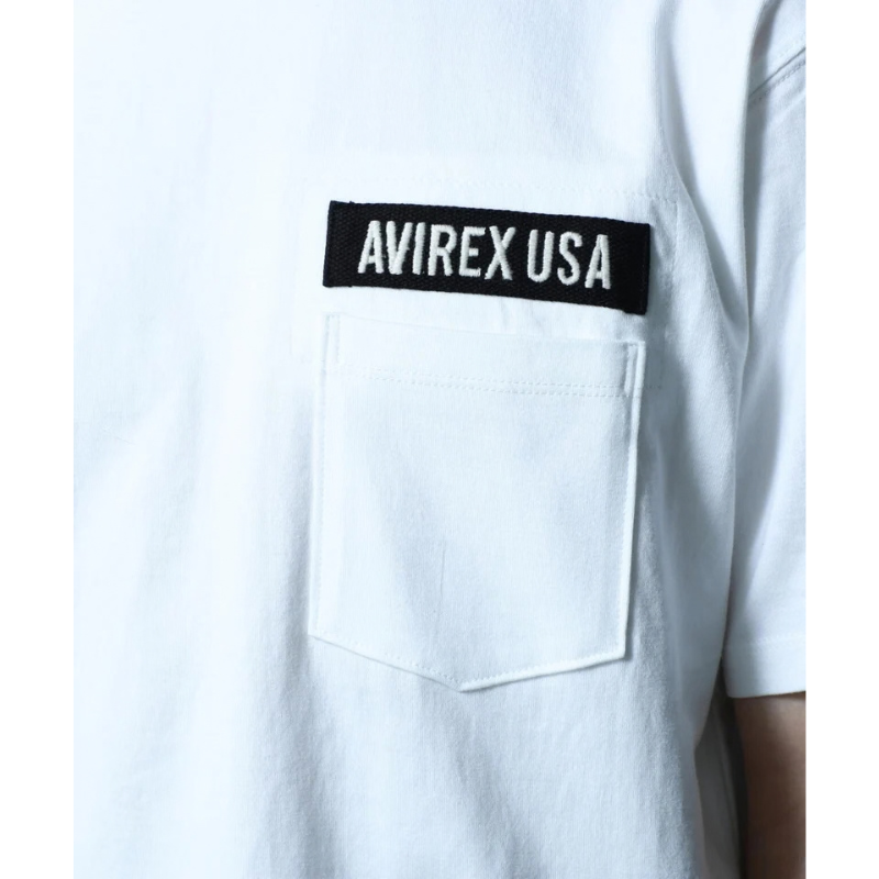 AVIREX FATIGUE S/S T-SHIRT "WHITE"  7835934010-030