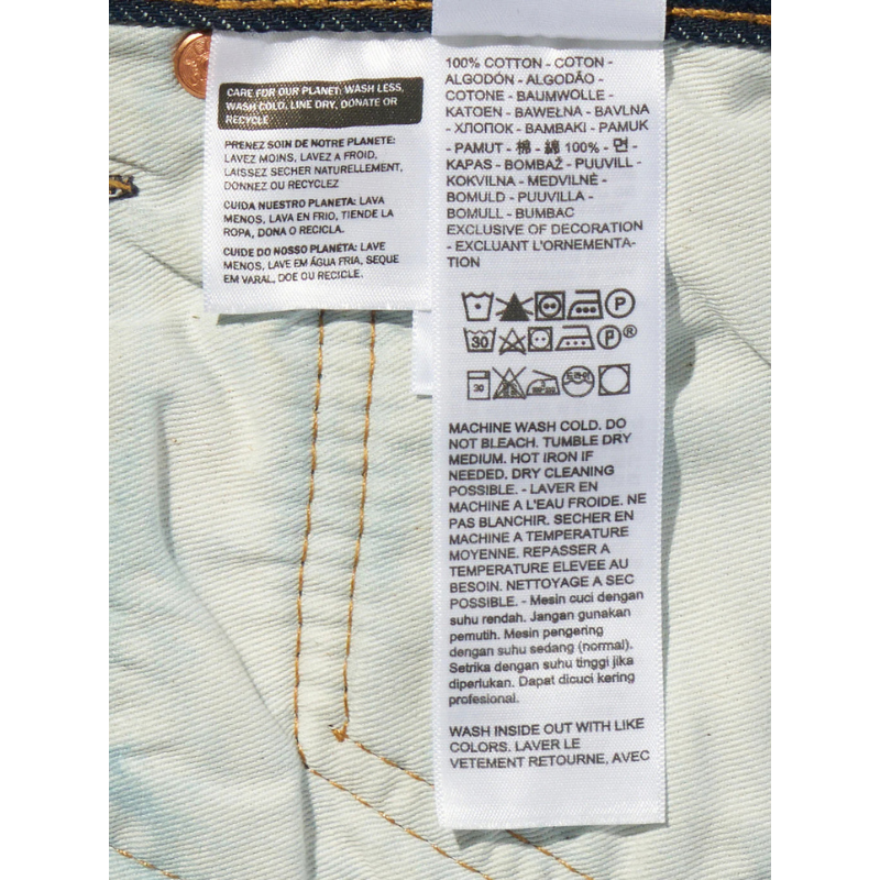Levi’s 501 LOOSE STRAIGHT JEANS "DARK INDIGO" 0057U-0006