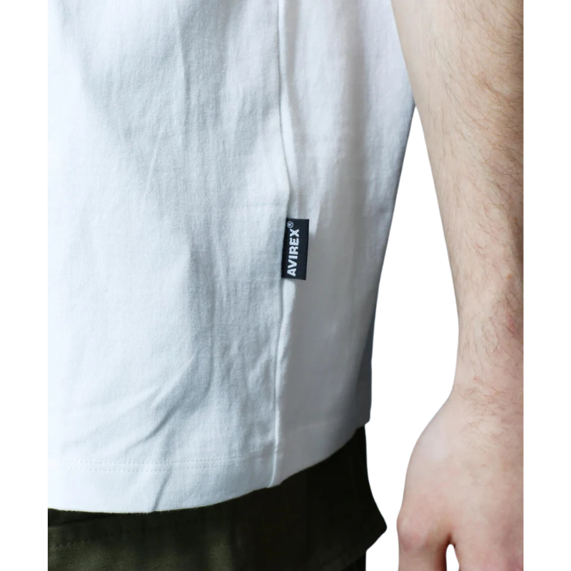 AVIREX FATIGUE S/S T-SHIRT "WHITE"  7835934010-030