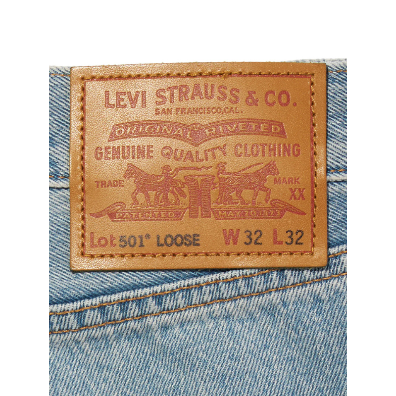 Levi’s 501 LOOSE STRAIGHT JEANS "LIGHT INDIGO" 0057U-0009
