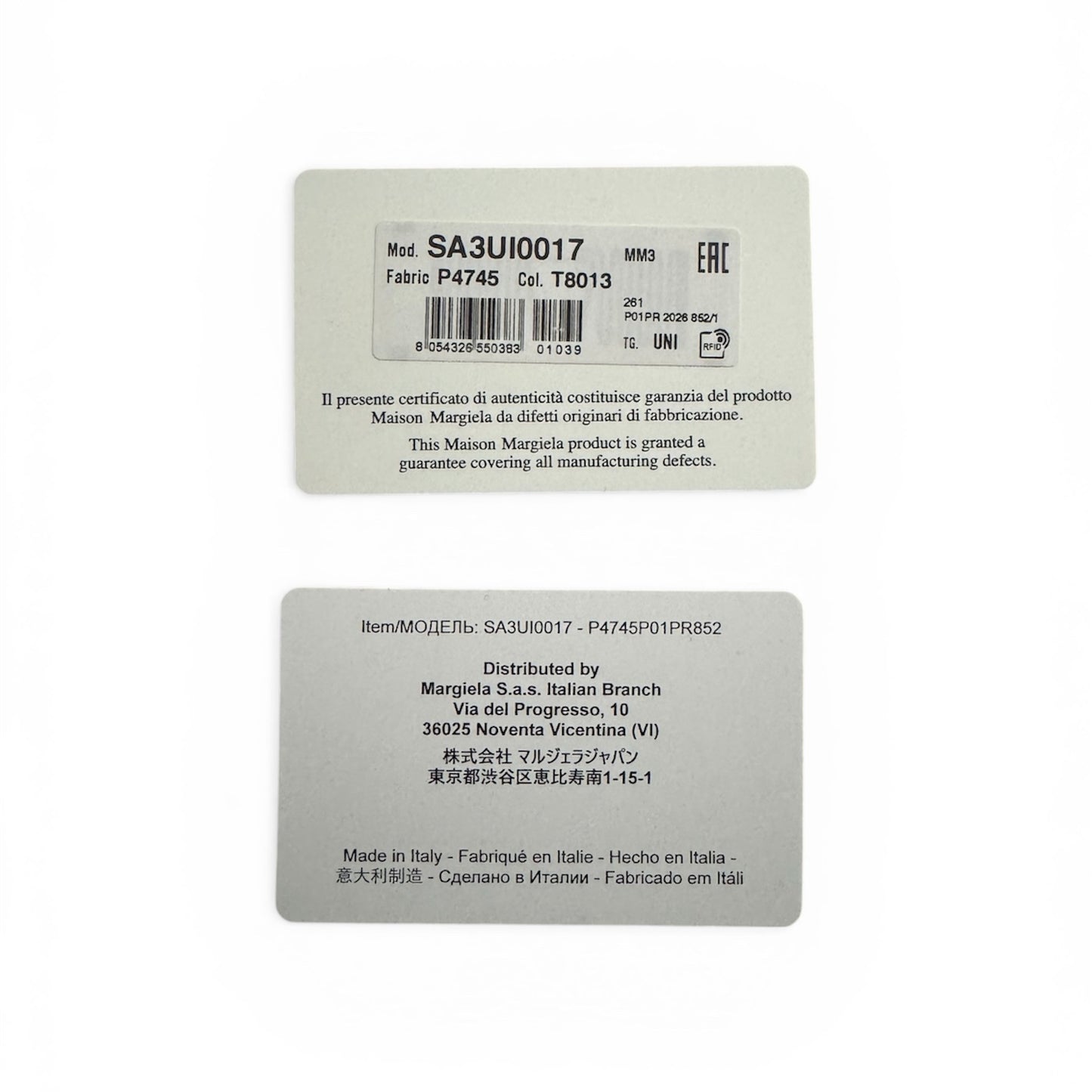 Maison Margiela WALLET CLIP 3 WITH ZIP "BLACK"