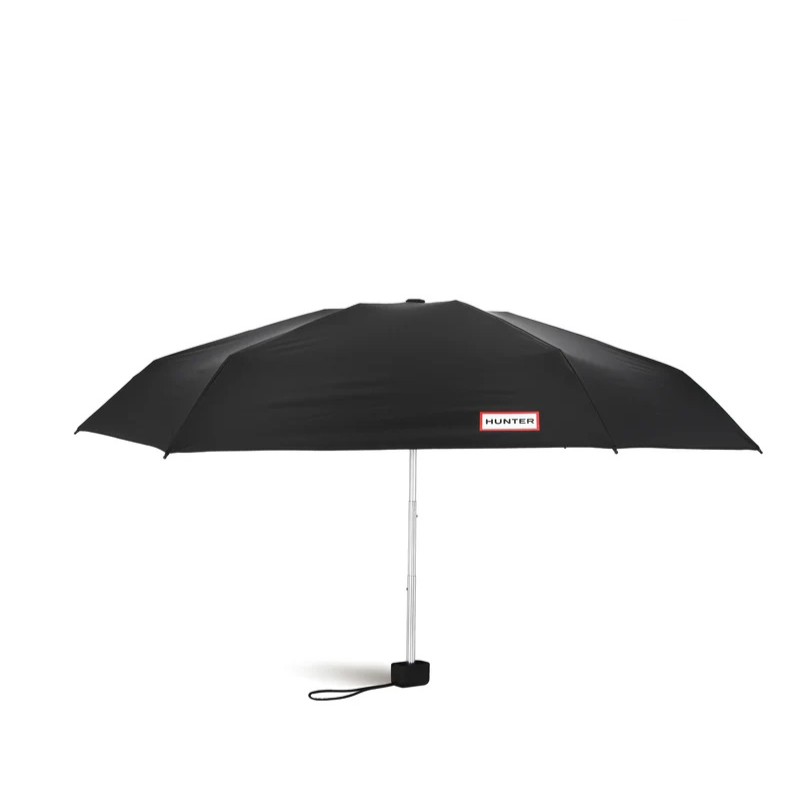 HUNTER ALL WEATHER MINI COMPACT UMBRELLA "BLACK" UAU7021UPN-BLK