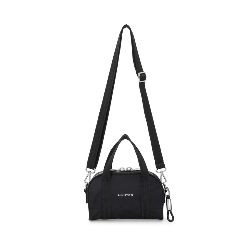 HUNTER PREMIUM NYLON TINY BARREL BAG "BLACK" UBX5527NYL-BLK