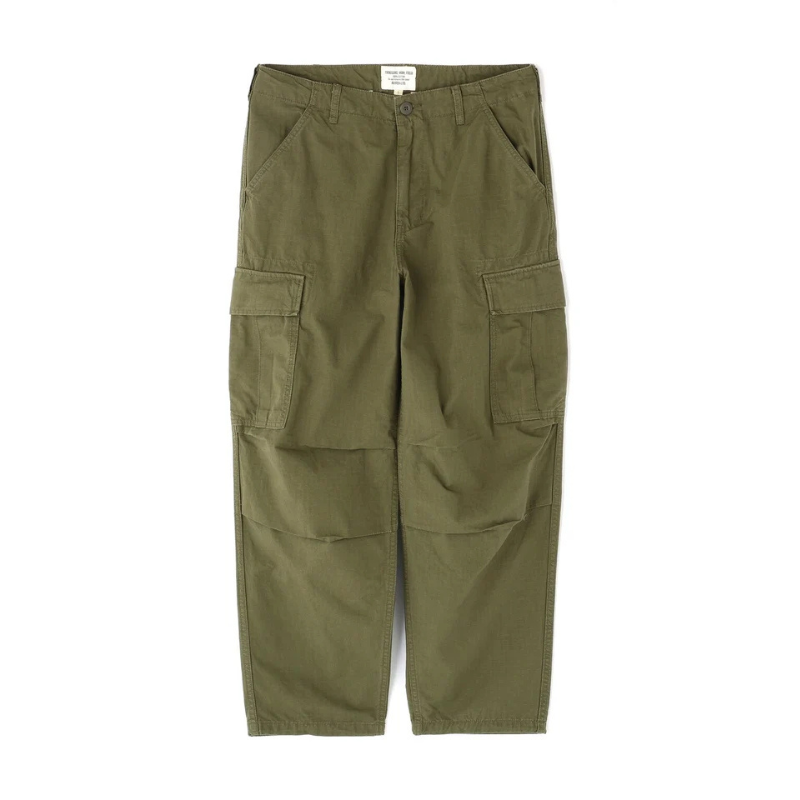 AVIREX COTTON RIPSTOP CARGO PANTS  "OLIVE" 7835910011-310