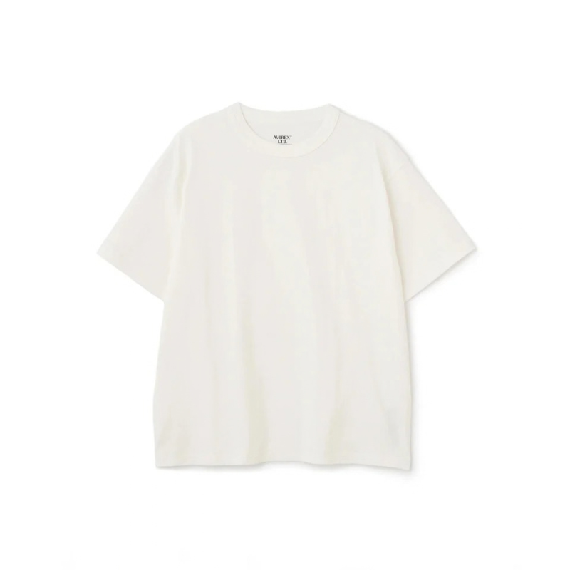 AVIREX CREW NECK PACK T-SHIRT "WHITE"  7835934018-030