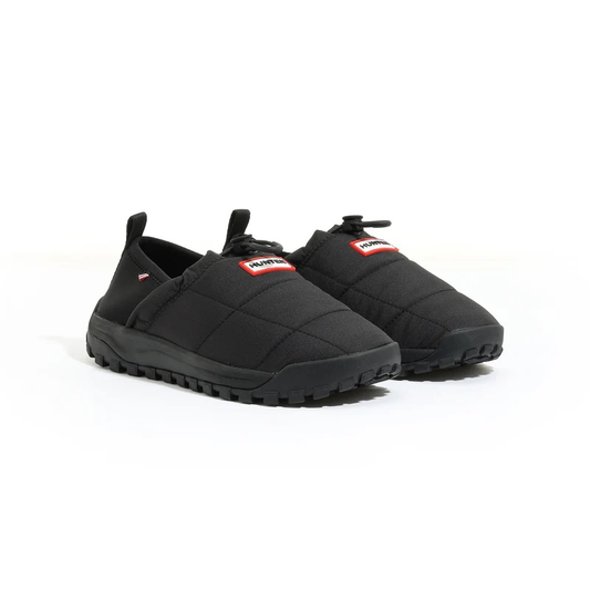 HUNTER TTRAVEL 2.0 QUILTED SLIP ON TRAINER "BLACK" UFF7150REN-BLK