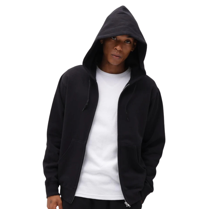 AVIREX DAILY ZIP UP SWEAT PARKA "BLACK" 7833931005-010