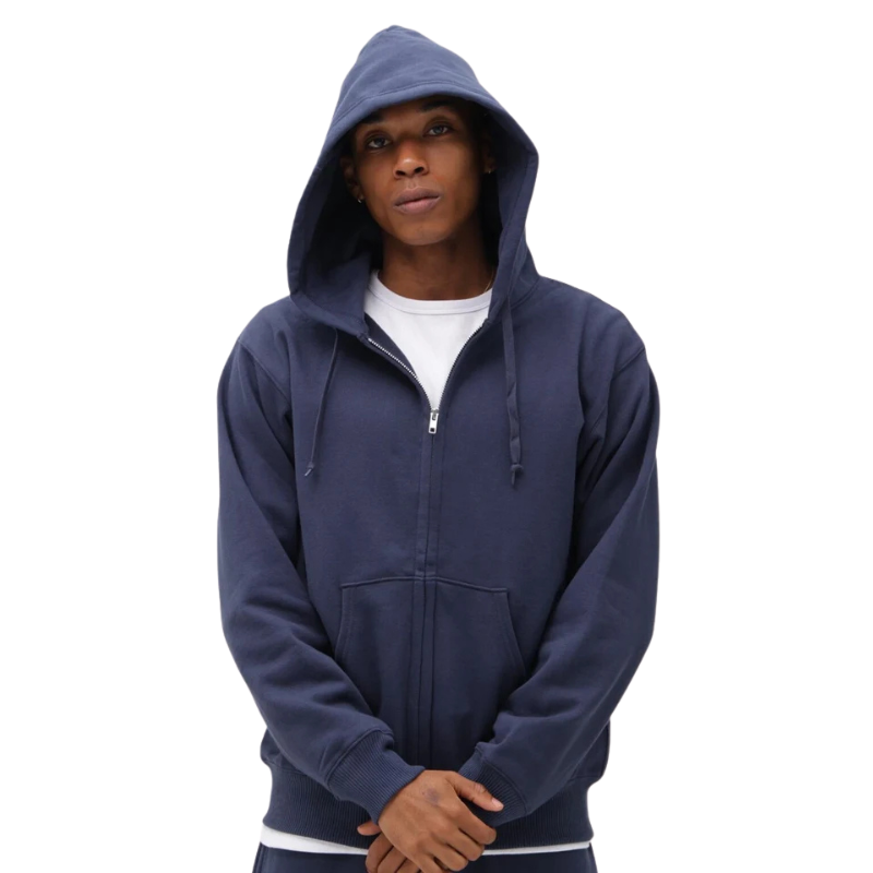 AVIREX DAILY ZIP UP SWEAT PARKA "NAVY" 7833931005-120