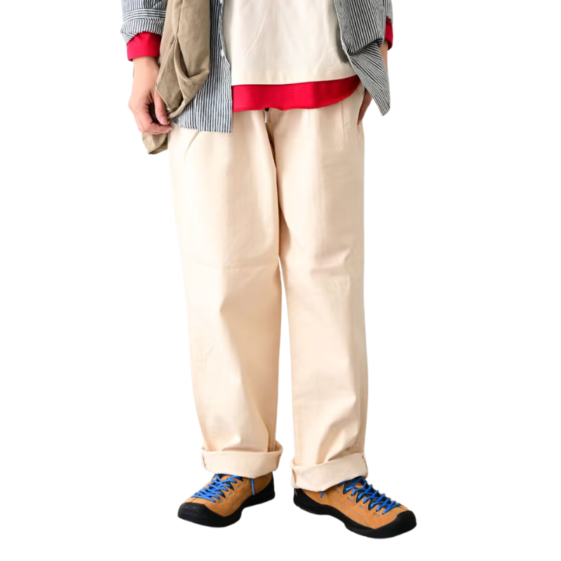UNIVERSAL OVERALL CHILLPAN TAPERED PANTS  "OFF WHITE " U2633630-C