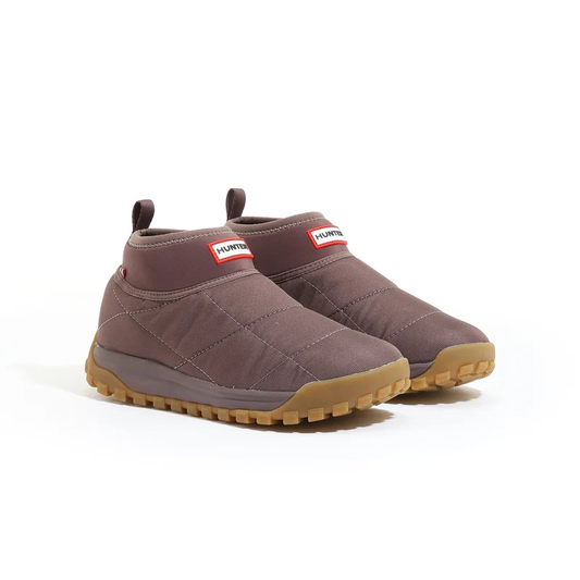 HUNTER TRAVEL 2.0 QUILTED NEO TRAINER BOOT "WILD COCOA/GUM" UFS7149REN-WAG