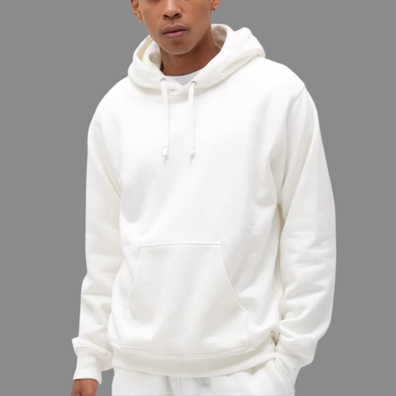 AVIREX DAILY PULLOVER SWEAT PARKA "OFF WHITE" 7833931004-033
