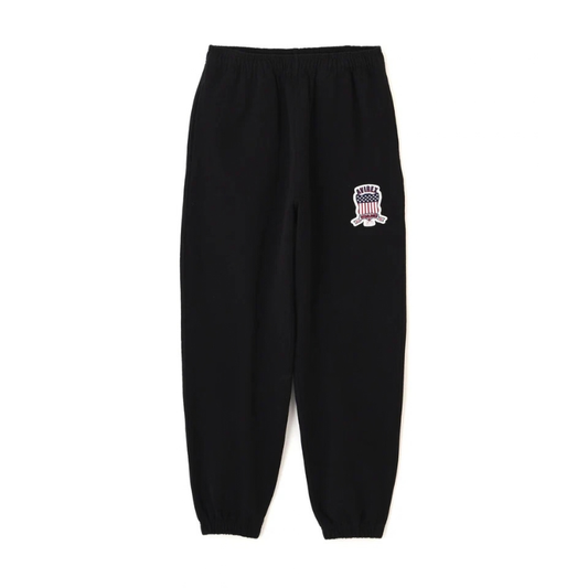 AVIREX SIGNATURE VARSITY LOGO SWEAT PANTS "BLACK"  7836910025-010