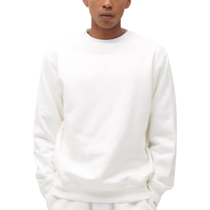 AVIREX DAILY CREW NECK L/S SWEAT "OFF WHITE" 7833932002-033