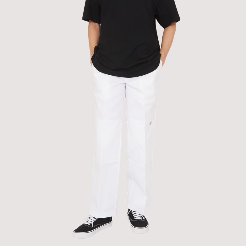 Dickies 85283 DOUBLE KNEE WORK PANTS  "WHITE" DB0009-0018