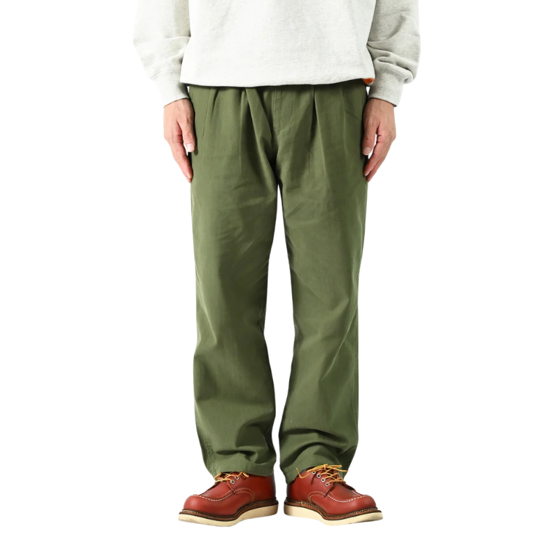 UNIVERSAL OVERALL CHILLPAN TAPERED PANTS  "KHAKI" U2633630-C