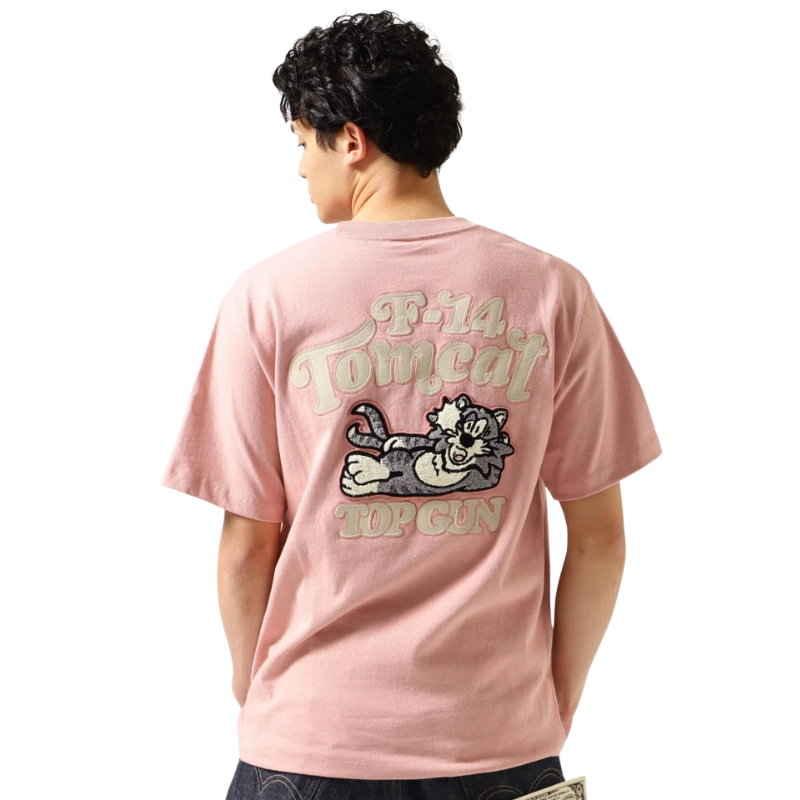 AVIREX SAGARA TOM CAT T-SHIRT "PINK"  7834934036-090