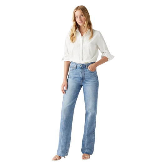 Levi’s RIBCAGE WIDE LEG JEANS "MEDIUM INDIGO" A6081-0020