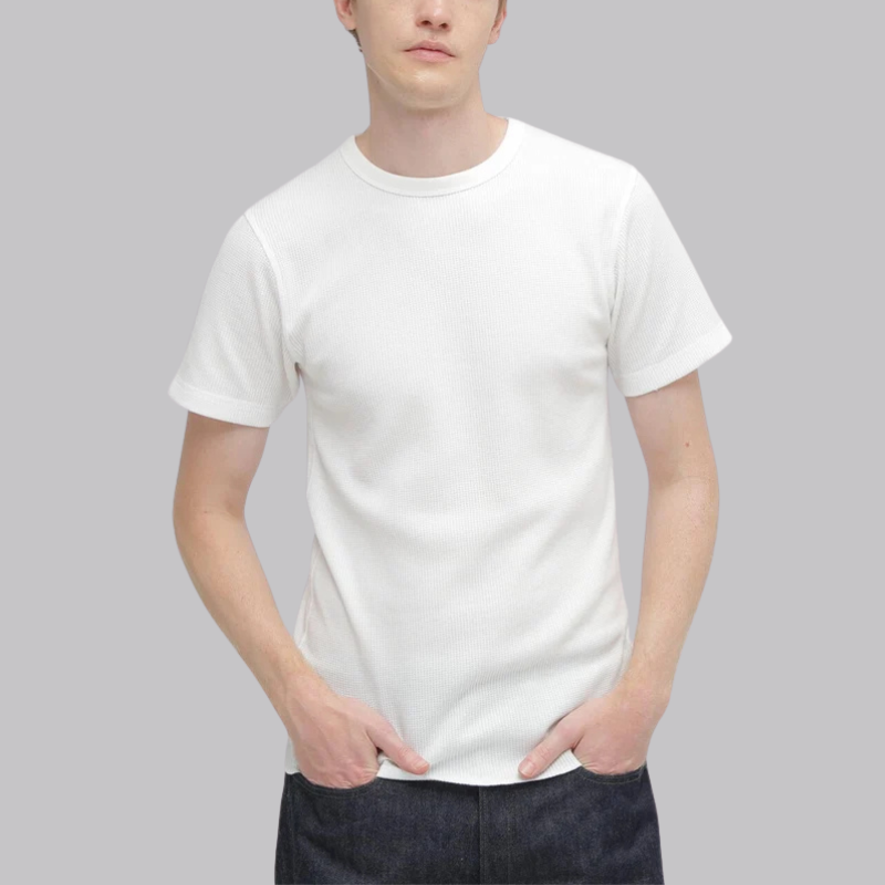 AVIREX DAILY THERMAL CREW NECK T-SHIRT  "OFF WHITE" 7836934017-033