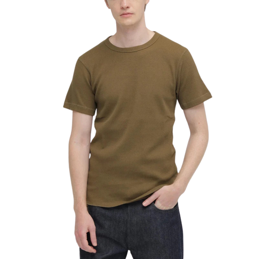 AVIREX DAILY THERMAL CREW NECK T-SHIRT  "OLIVE" 7836934017-310