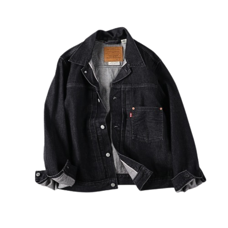 Levi’s TYPE I TRUCKER JACKET SELVEDGE "BLACK" 007X8-0000