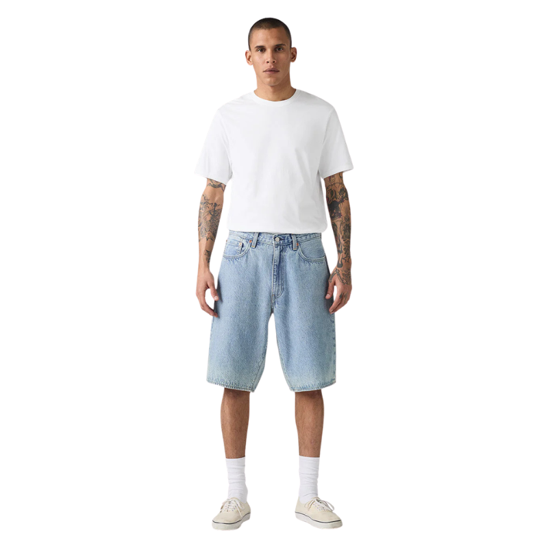 Levi’s 478 BAGGY SHORTS JEANS "LIGHT INDIGO" 001JM-0006
