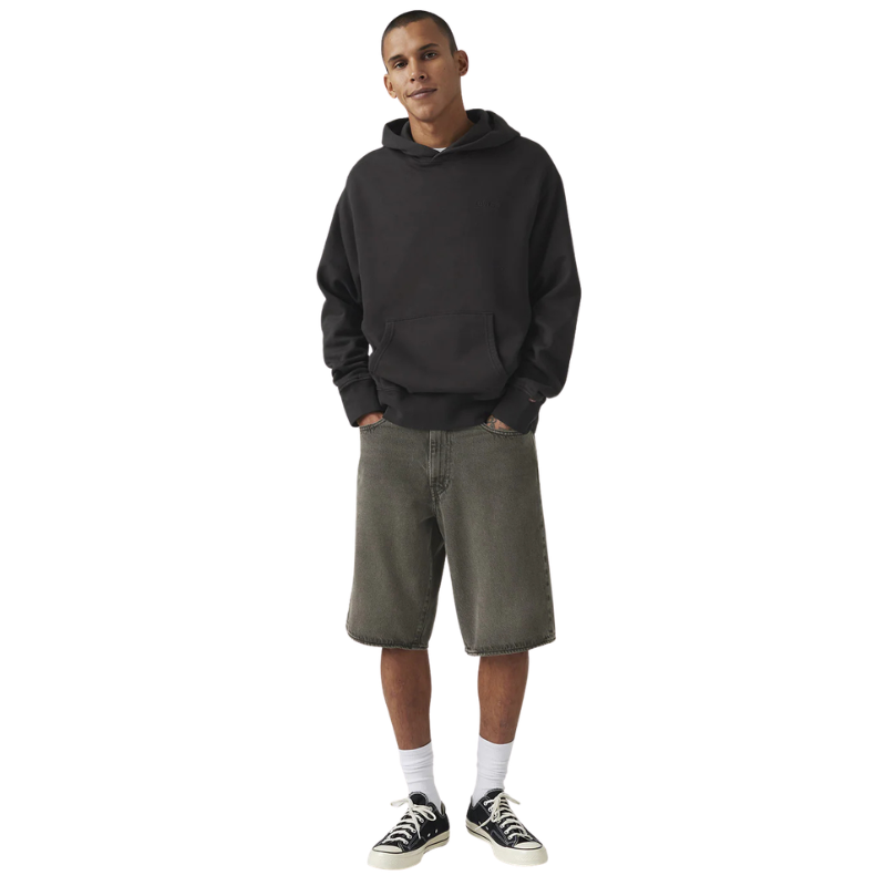 Levi’s 478 BAGGY SHORTS JEANS "BLACK" 001JM-0000