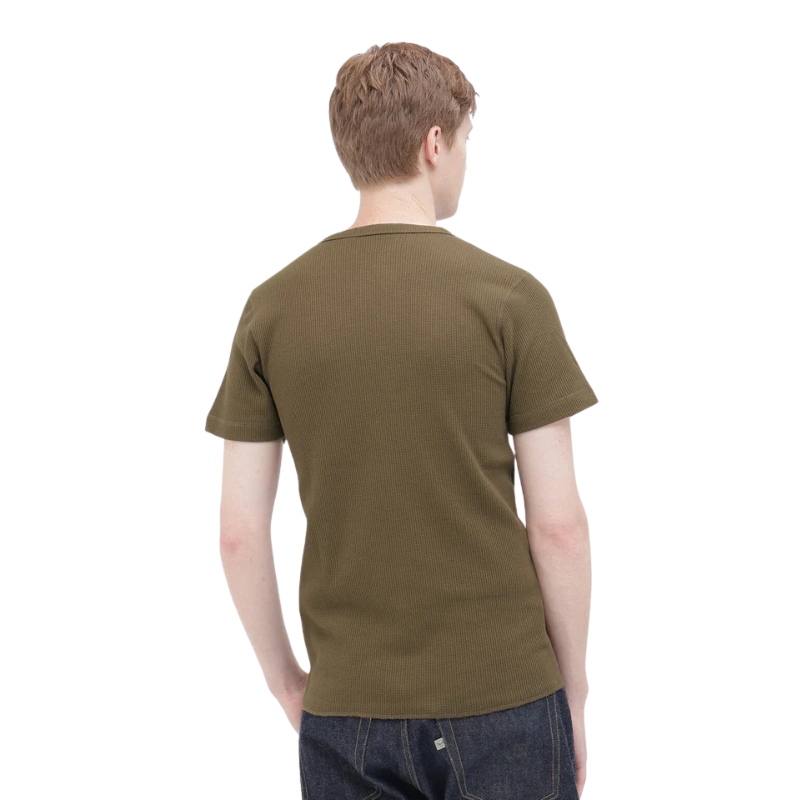 AVIREX DAILY THERMAL HENLEY NECK T-SHIRT  "OLIVE" 7836934018-310