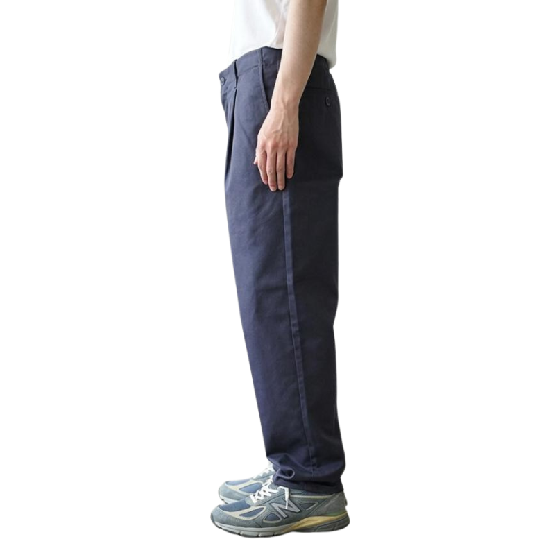UNIVERSAL OVERALL ADDICTIVE TUCK TAPERD PANTS  "CHARCOAL" PTU-05
