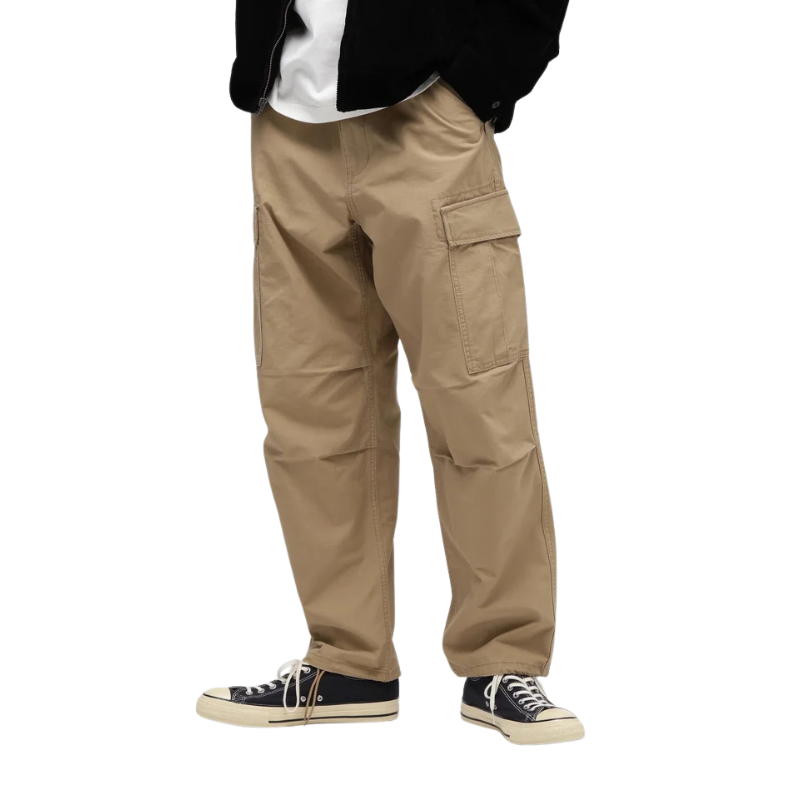 AVIREX COTTON RIPSTOP CARGO PANTS  "KHAKI" 7835910011-180