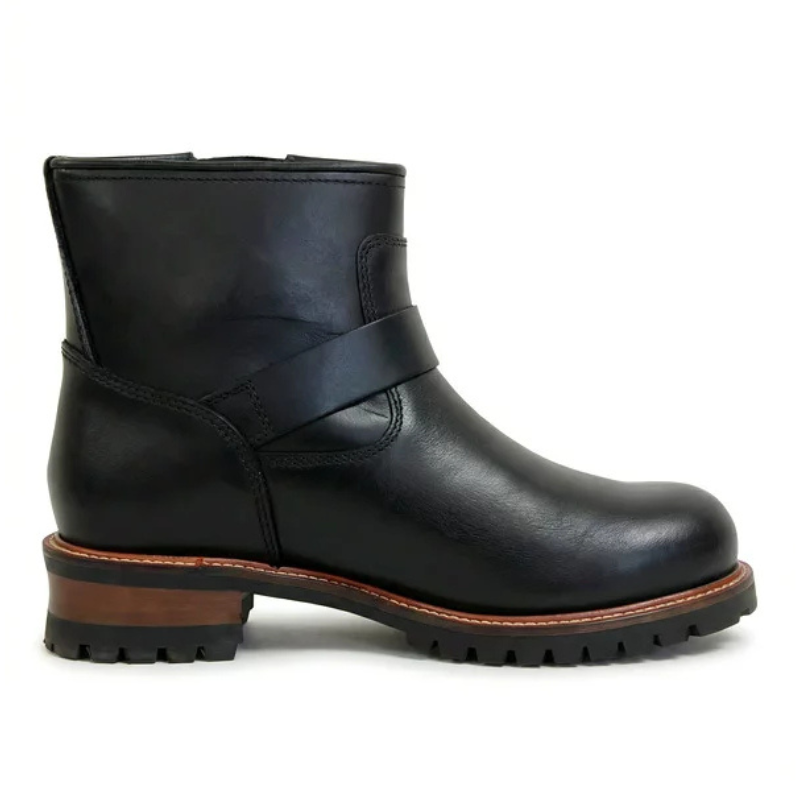 Schott ENGINEER  SHORT BOOTS S28002-010 "BLACK"