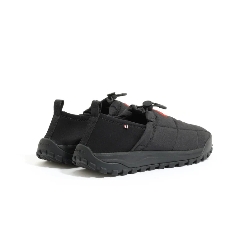 HUNTER TTRAVEL 2.0 QUILTED SLIP ON TRAINER "BLACK" UFF7150REN-BLK